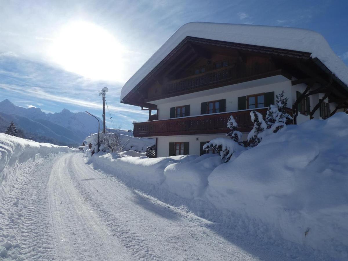 Gaestehaus Bergblick Wallgau Exterior foto