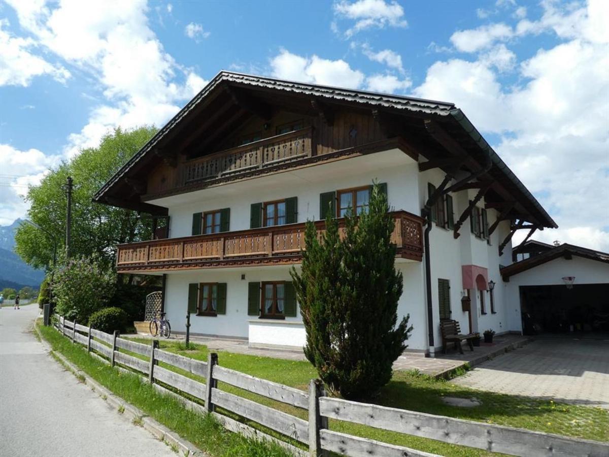 Gaestehaus Bergblick Wallgau Exterior foto